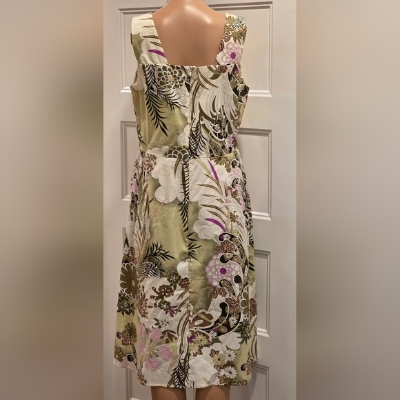 Rabbit Rabbit Rabbit Designs Dress Womens 10 Midi Cottage Prairie Boho Floral US - Picture 4 of 14